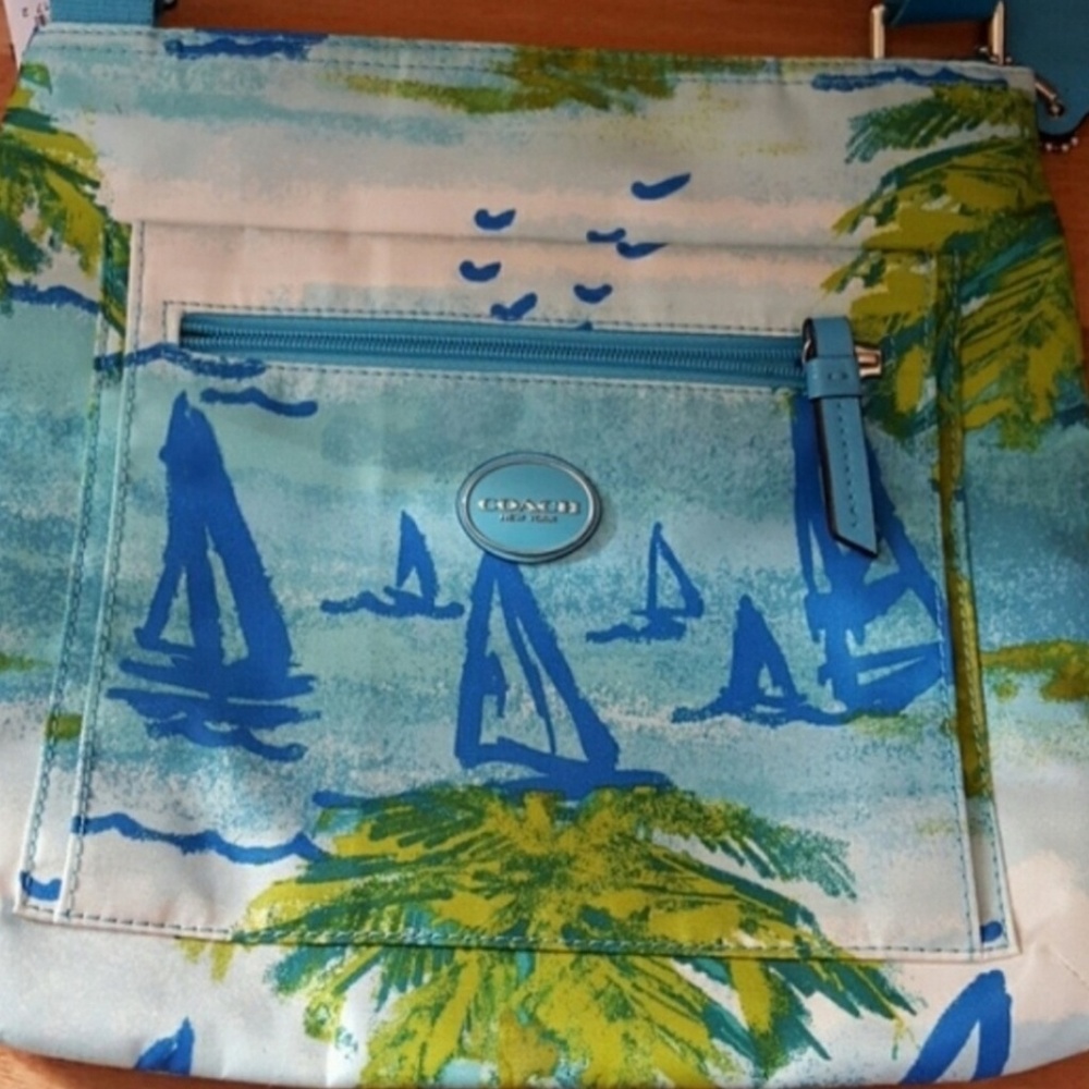 COACH NAUTICAL FILE BAG